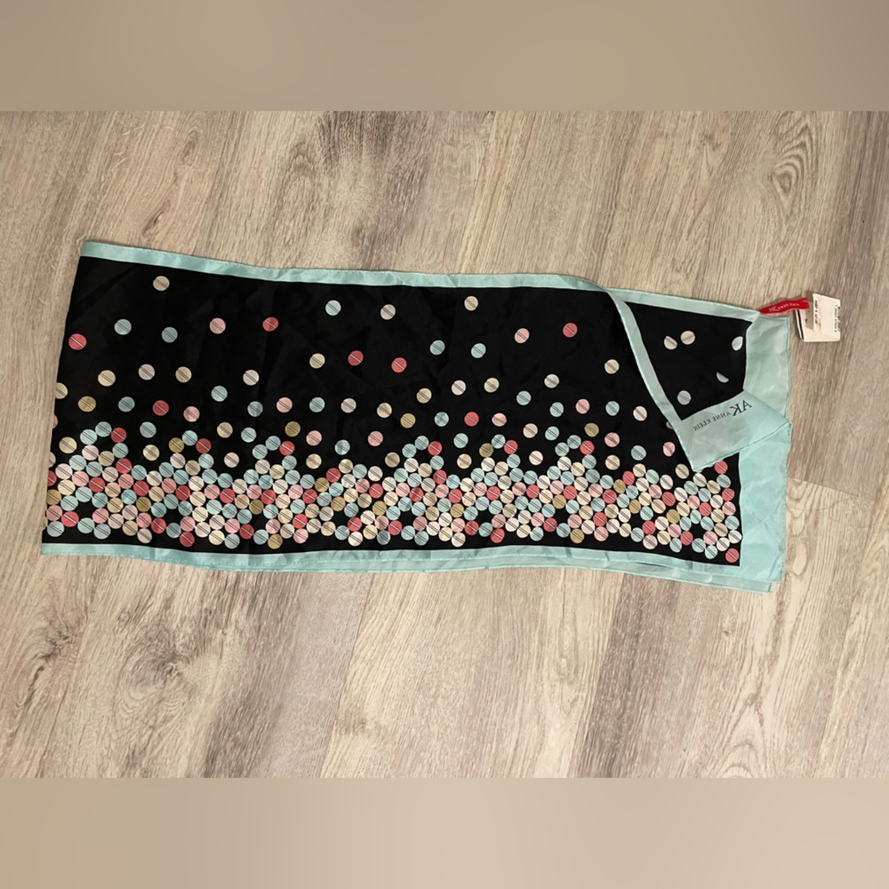 Anne Klein 100% Silk Scarf
